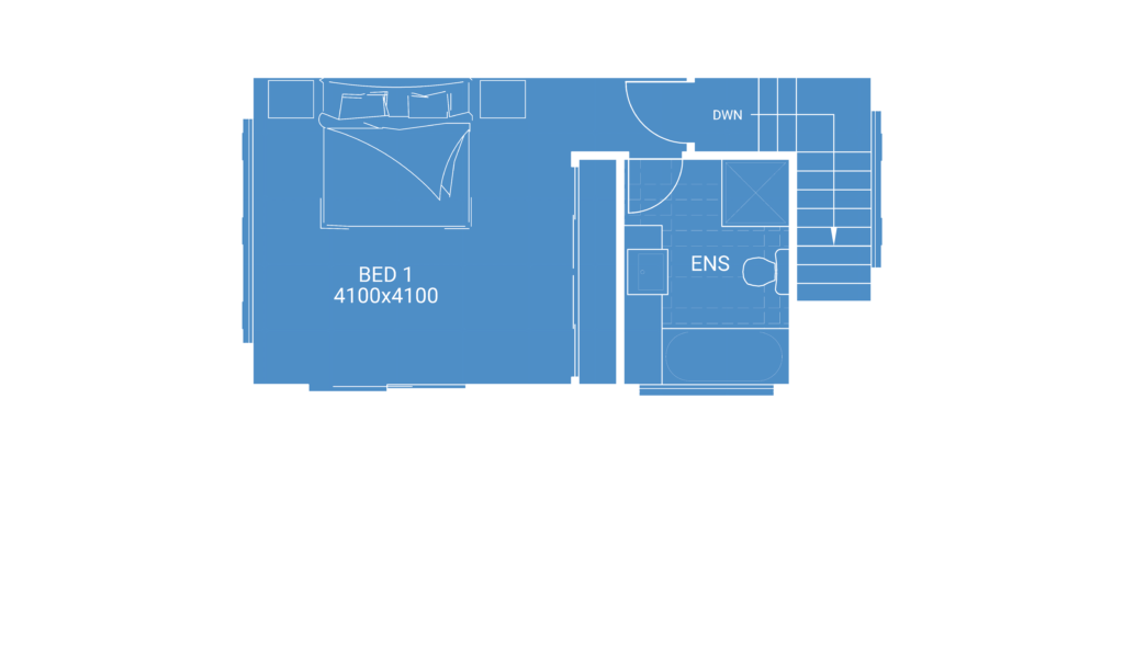 second storey extension free floor plan blueprint of parents retreat in Melbourne