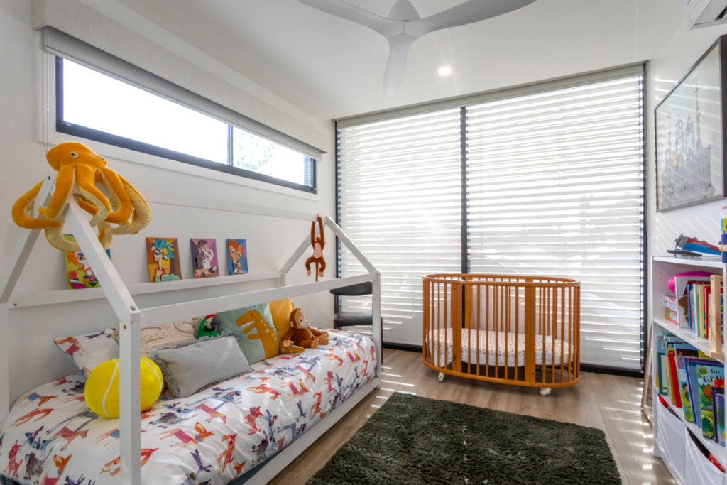home extension of a baby's room
